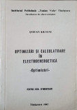 OPTIMIZARI SI CALCULATOARE IN ELECTROENERGETICA. OPTIMIZARI-STEFAN KILYENI