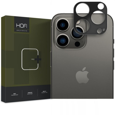 Folie de protectie camera Hofi Alucam Pro+ pentru Apple iPhone 14 Pro/14 Pro Max Negru foto