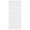 Jaluzea tip zebra alb lățime țesătură 90,9 cm poliester
