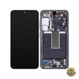Display cu Touchscreen Samsung Galaxy S23 S911 cu Rama Negru (Phantom Black) Service Pack GH82-30480A