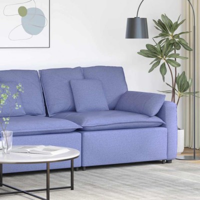 vidaXL Modul modular de capăt pentru cotieră canapea cu perne 100 cm 4104397 foto