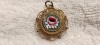MEDALION din MICROMOZAIC VENETIAN manopera EXCEPTIONALA forma FLOARE splendid, Alama