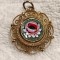 MEDALION din MICROMOZAIC VENETIAN manopera EXCEPTIONALA forma FLOARE splendid