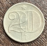 C50 - Moneda foarte veche - Cehoslovacia - 20 haleru - 1980