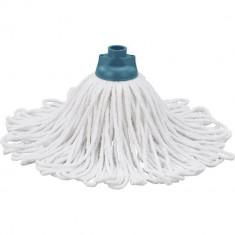 Rezerva Mop din Bumbac MONTELI, 200 g, Culoare Alba, Rezerve Mop, Rezerve Mopuri Clasice, Rezerve pentru Mop Clasic, Rezerve de Bumbac pentru Mop Clas