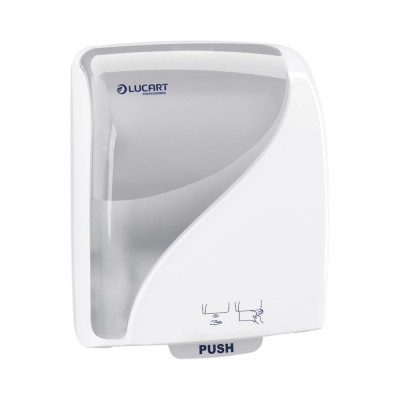 Lucart Identity Autocut Towel Dispenser 2.0 tekercses k&amp;eacute;zt&amp;ouml;rlő adagol&amp;oacute; feh&amp;eacute;r foto