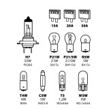 Kit becuri si sigurante 11buc 12V - halogen H7 Garage AutoRide