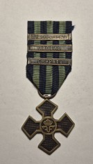 Crucea Comemorativa 1916 1918 cu Baretele Targul Ocna, Ardeal si Carpati