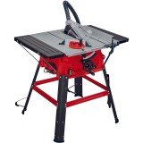 Ferastrau circular cu masa Einhell TC-TS 2025/2 U, 1800 W, 5000 RPM, 250 mm diametru lama, opritor in cruce cu scala unghi (+/- 60&deg;)