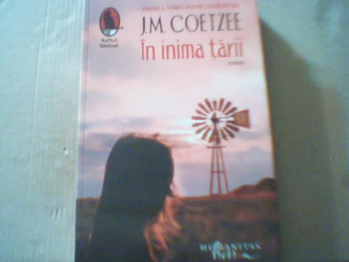 J.M. Coetzee - IN INIMA TARII { Humanitas, 2017 }