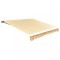 vidaXL P&acirc;nză copertină, galben &amp; alb, 3x2,5m (cadrul nu este inclus) 141016