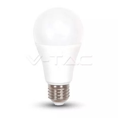 Bec LED A60 E27 9W 2700K lumina alb cald cu senzor de lumina foto