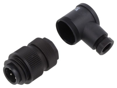 Conector circular cu 4 pini 400V foto