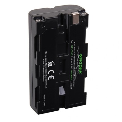 Acumulator Patona Premium NP-F550 F330 F570 F930 F950 F960 F970 3000mAh replace Sony-1324 foto