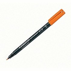 Marker permanent LUMOCOLOR 0.6mm Portocaliu