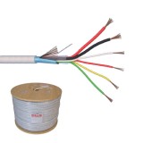 Cumpara ieftin Cablu de alarma 6 fire ecranate + alimentare 2x0.75, cupru integral, 500m 6CUEF+2x0.75-T