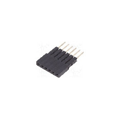 Conector 6 pini, seria {{Serie conector}}, pas pini 2.54mm, CONNFLY - DS1023-05-1*106B8-A16.0/B6.8