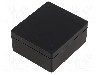 Carcasa ABS, 42mmx48mmx22mm, MASZCZYK - KM-2A/BK