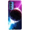 Husa compatibila cu Motorola G100 model Purple Planet, Silicon, TPU, Viceversa, Transparent, Carcasa