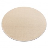 Covor rotund SEDUCTION sm&acirc;nt&acirc;nă 34 moale, durabil, dormitor, hotel, cerc 150 cm