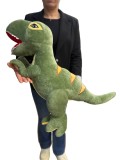 Dinozaur verde din plus cu dimensiunea de 90 cm