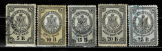 timbre fiscale 1872 serie completa-134 foto